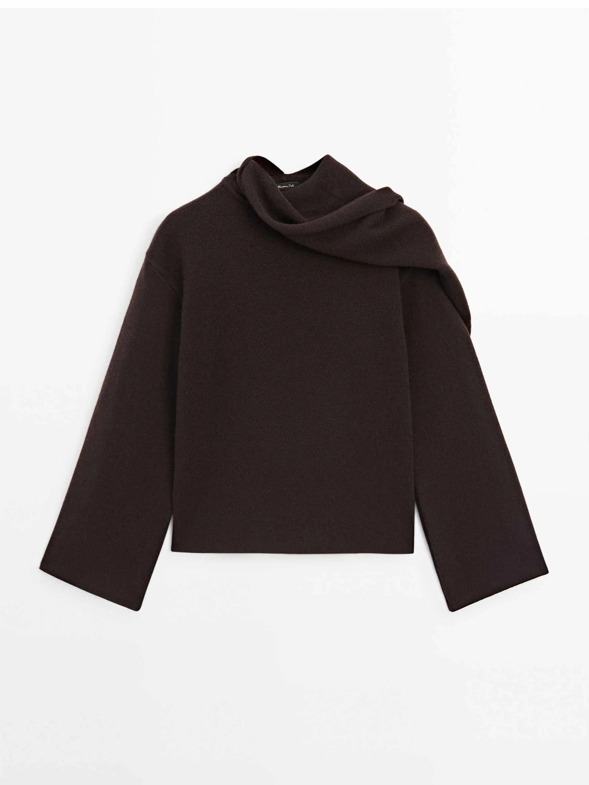 100% wool cape sweater