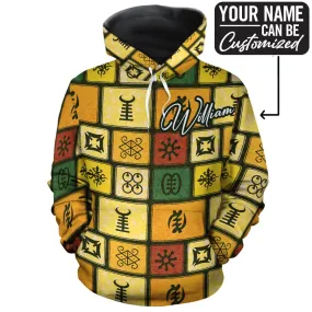 Adinkra Symbols All-over Hoodie