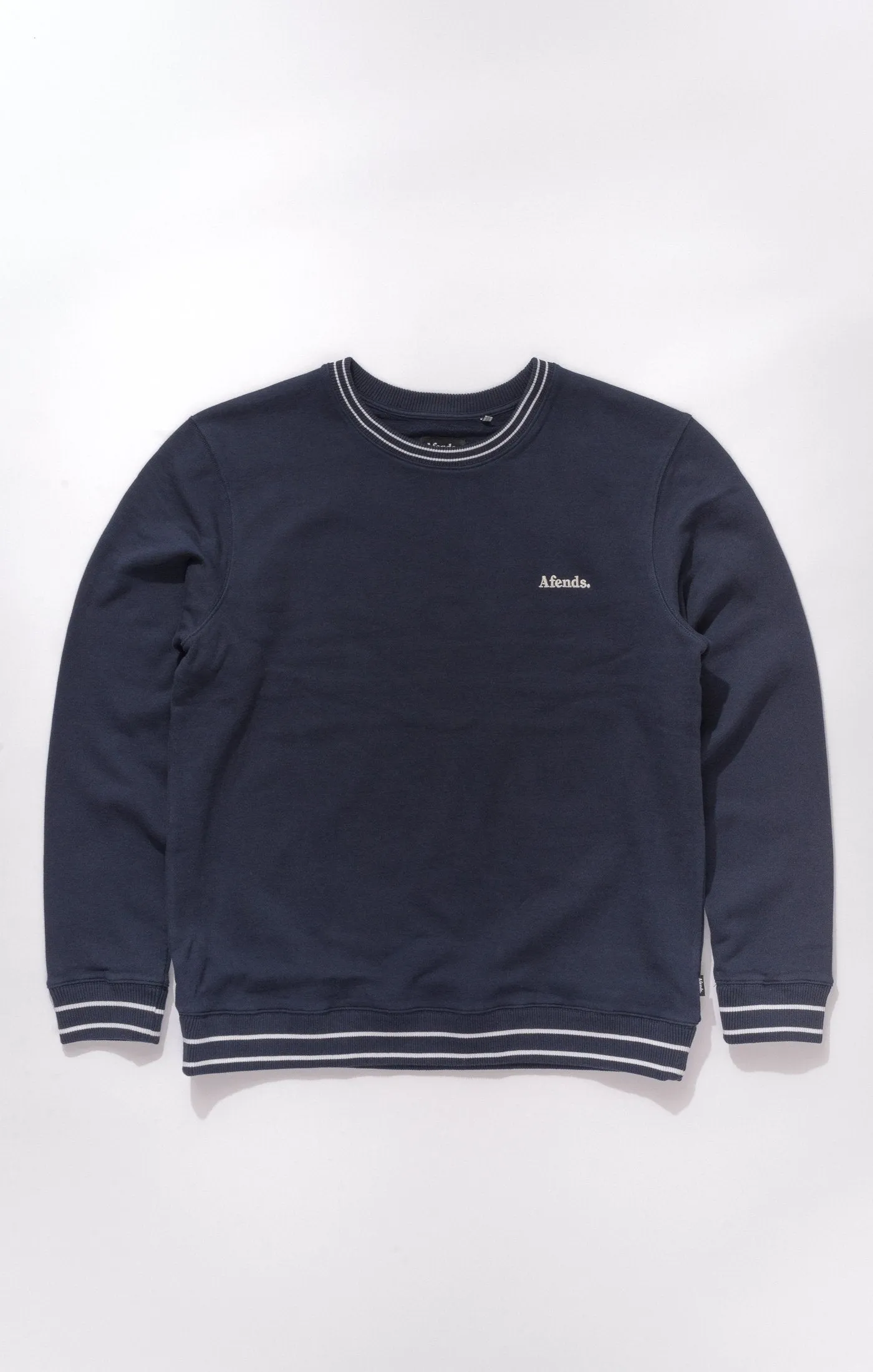 Afends Mens Nylon Stripe - Crew Neck Sweat