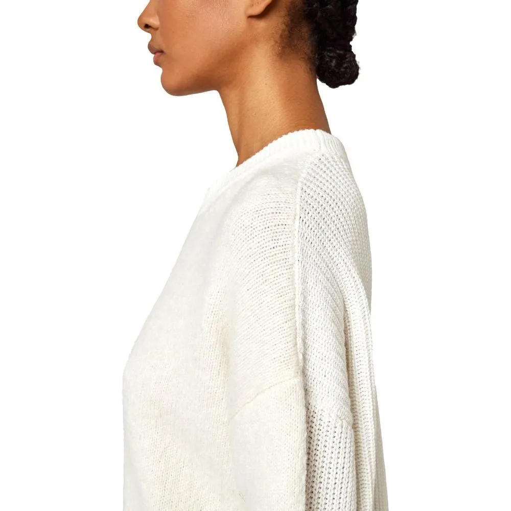 Alpha Studio White Wool Riciclata Sweater