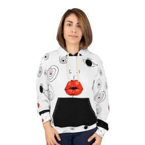 AOP Unisex Pullover Hoodie KISS