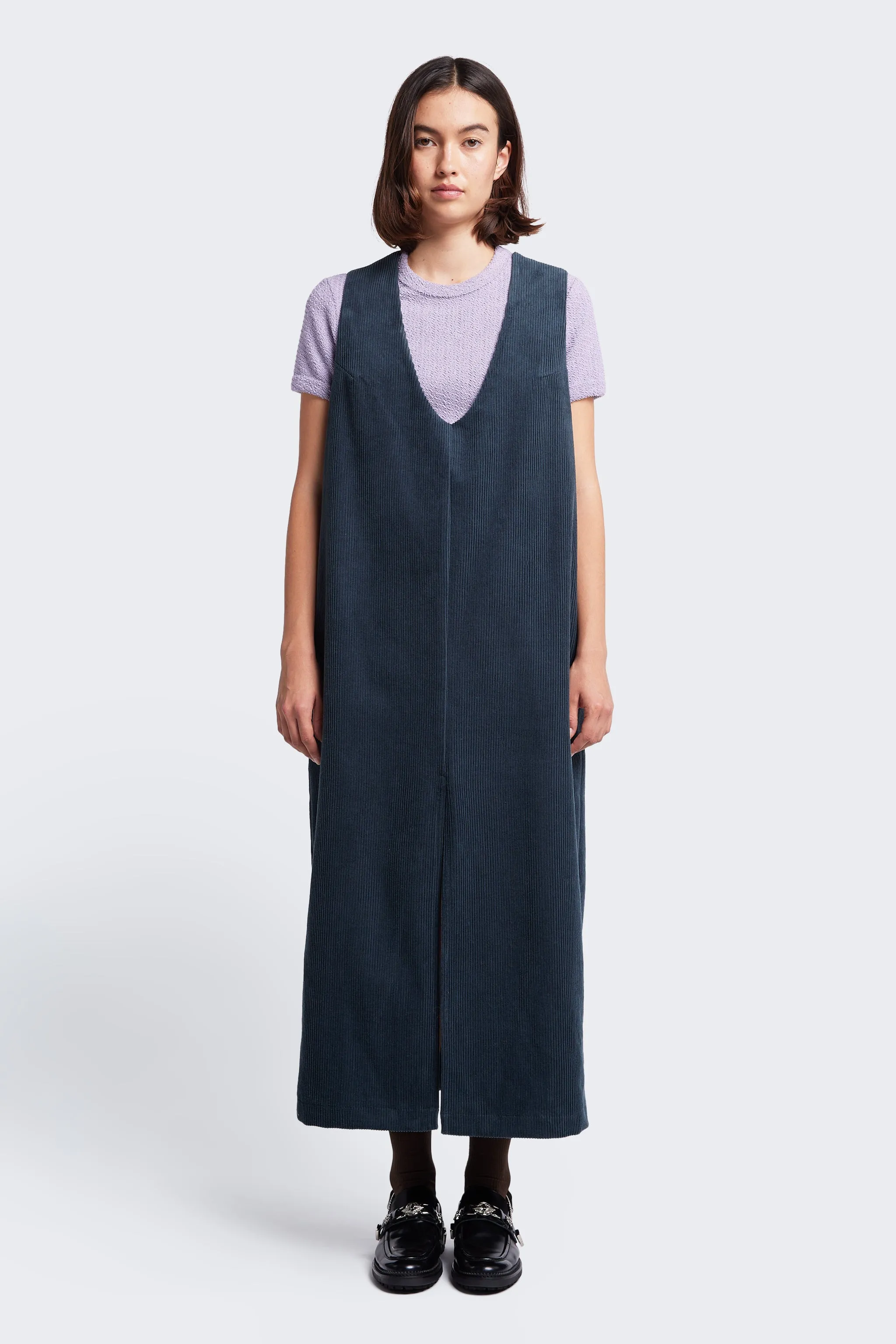 Arc Dress Petrol Blue