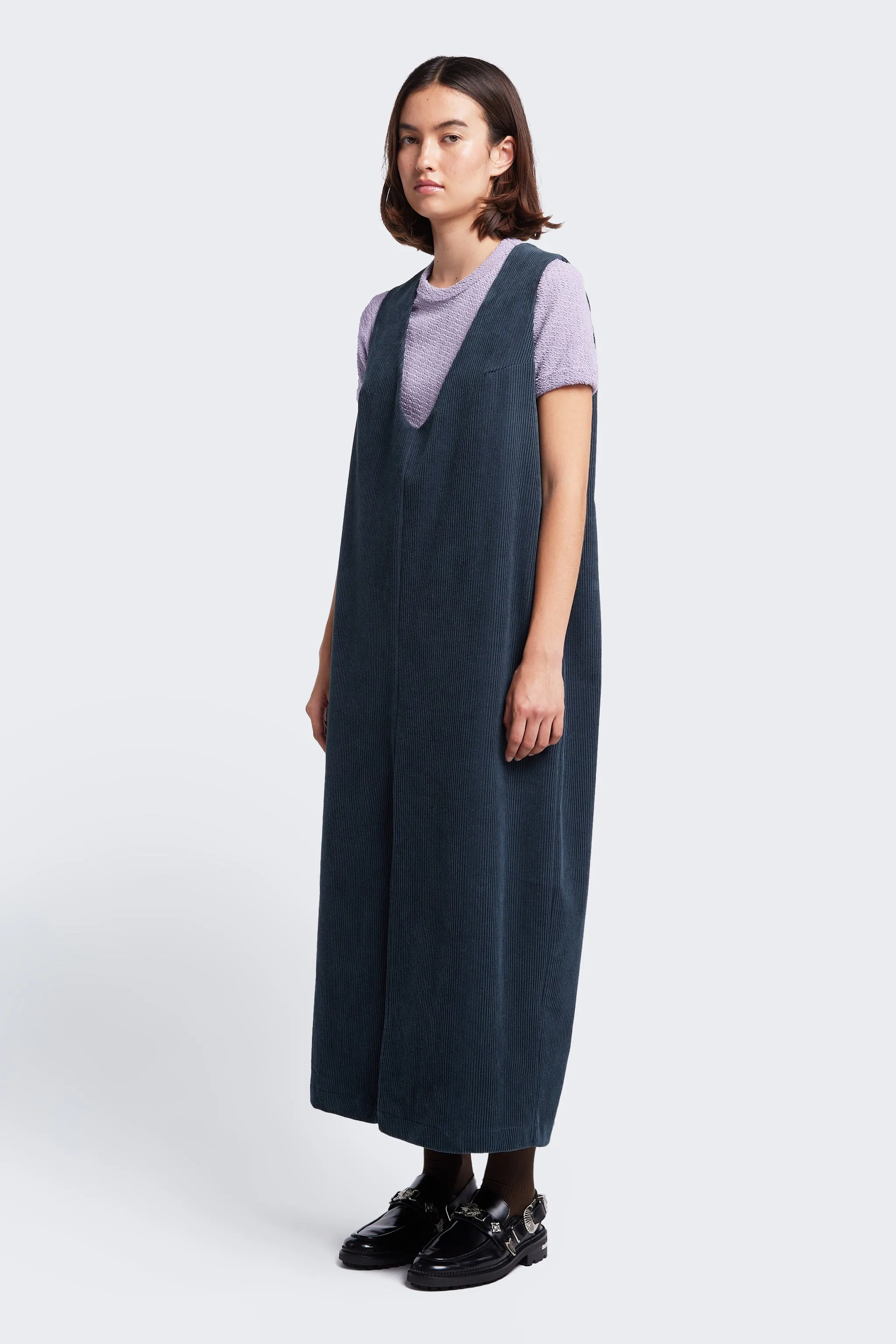 Arc Dress Petrol Blue