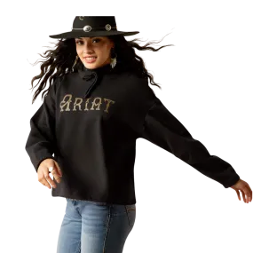 Ariat Women's Essential Black Leopard Hoodie