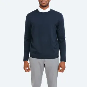 Atlas Crew Neck Sweater - Navy