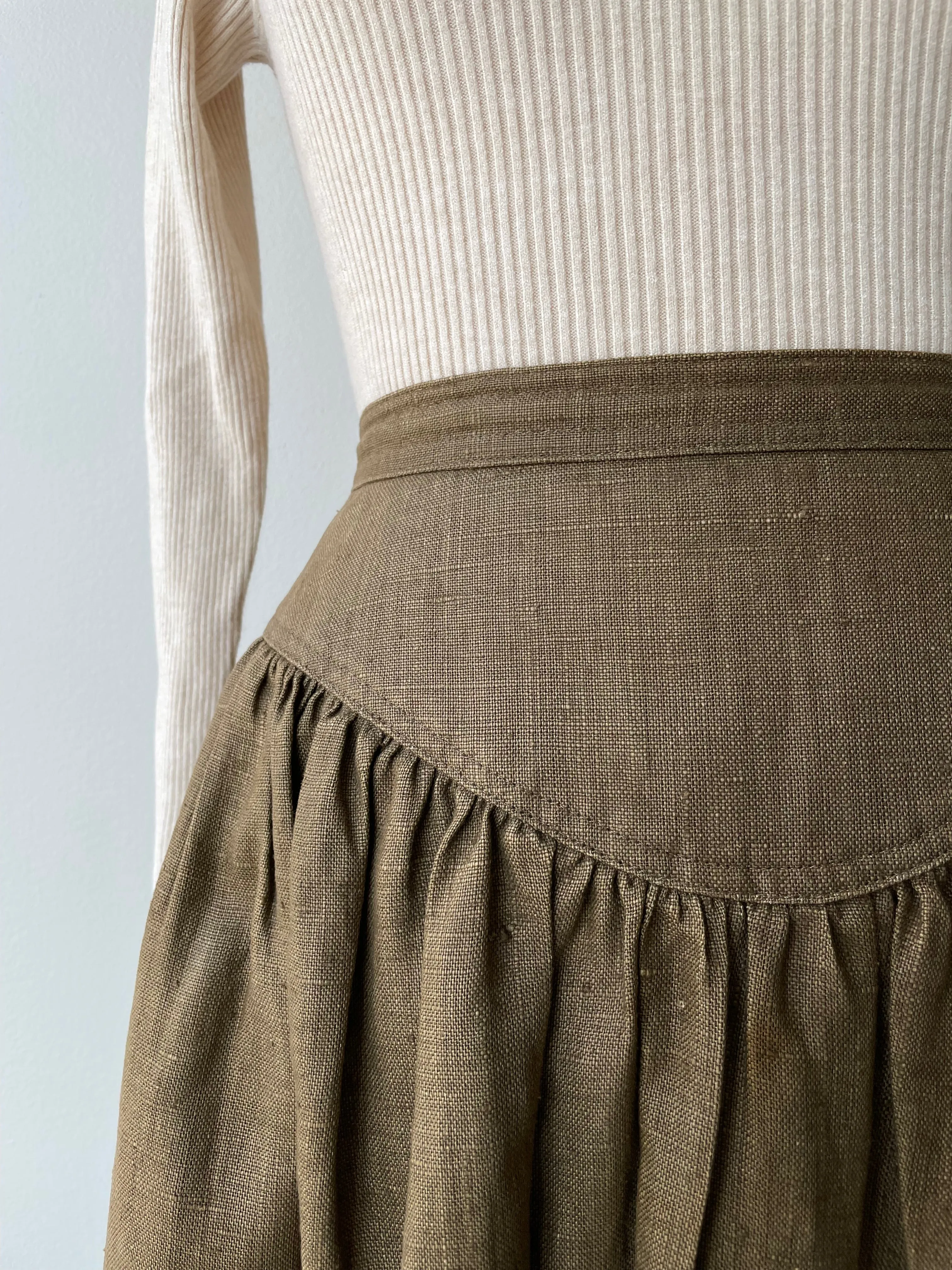 Bis Linen Prairie Skirt