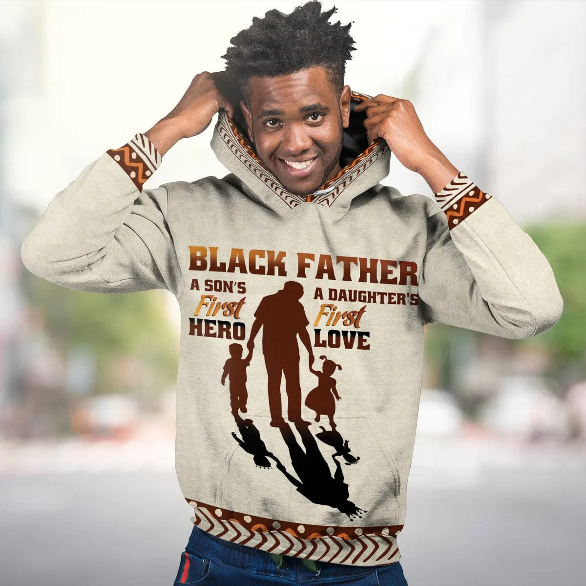 Black Father All-over Hoodie