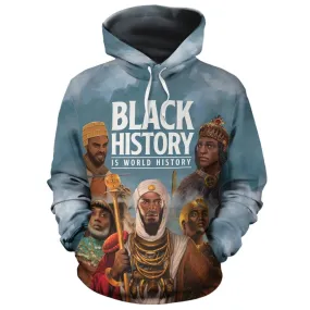 Black History Is World History All-over Hoodie