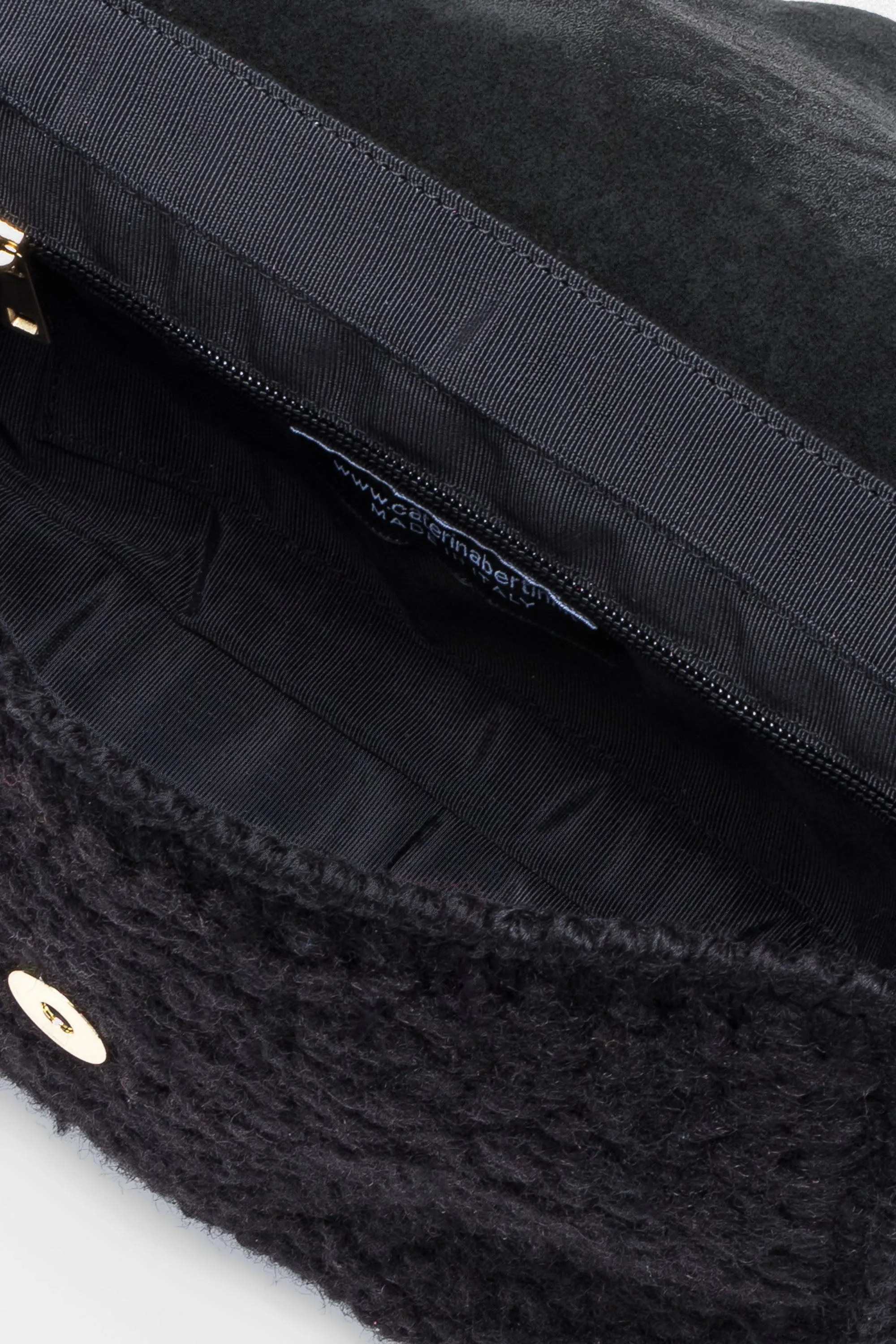 Black Sherpa Shoulder Bag