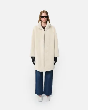 Blair Latte Mid-Length Coat