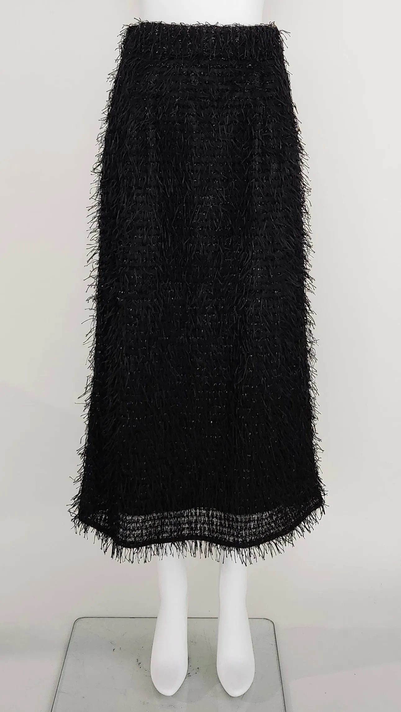 Boutique Ordinary<br> Shaggy Fringe Pencil Skirt