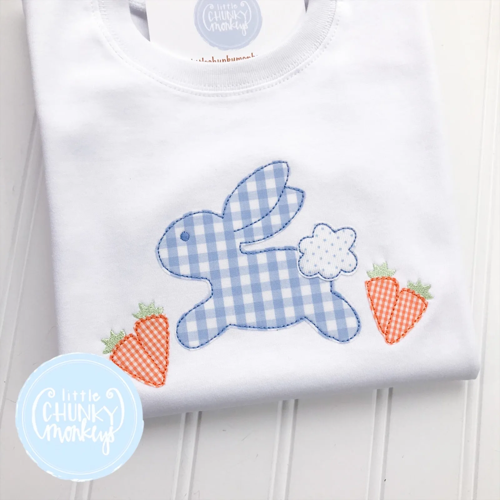 Boy Shirt - Bunny and Carrots