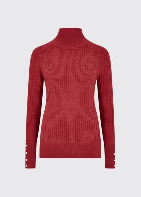 Brennan Knitted Sweater - Ruby