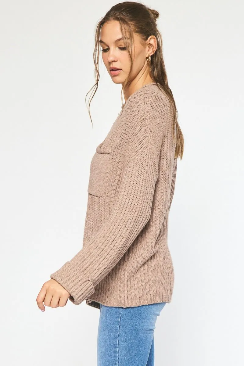 Café Mocha Knit Sweater