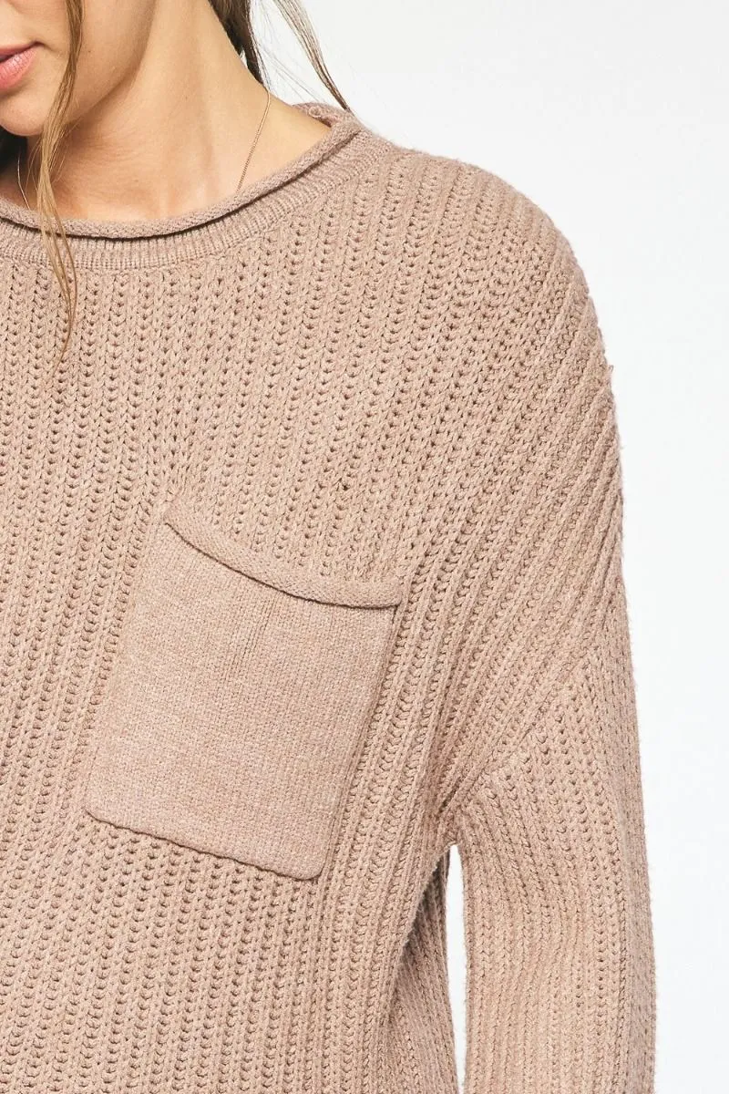 Café Mocha Knit Sweater