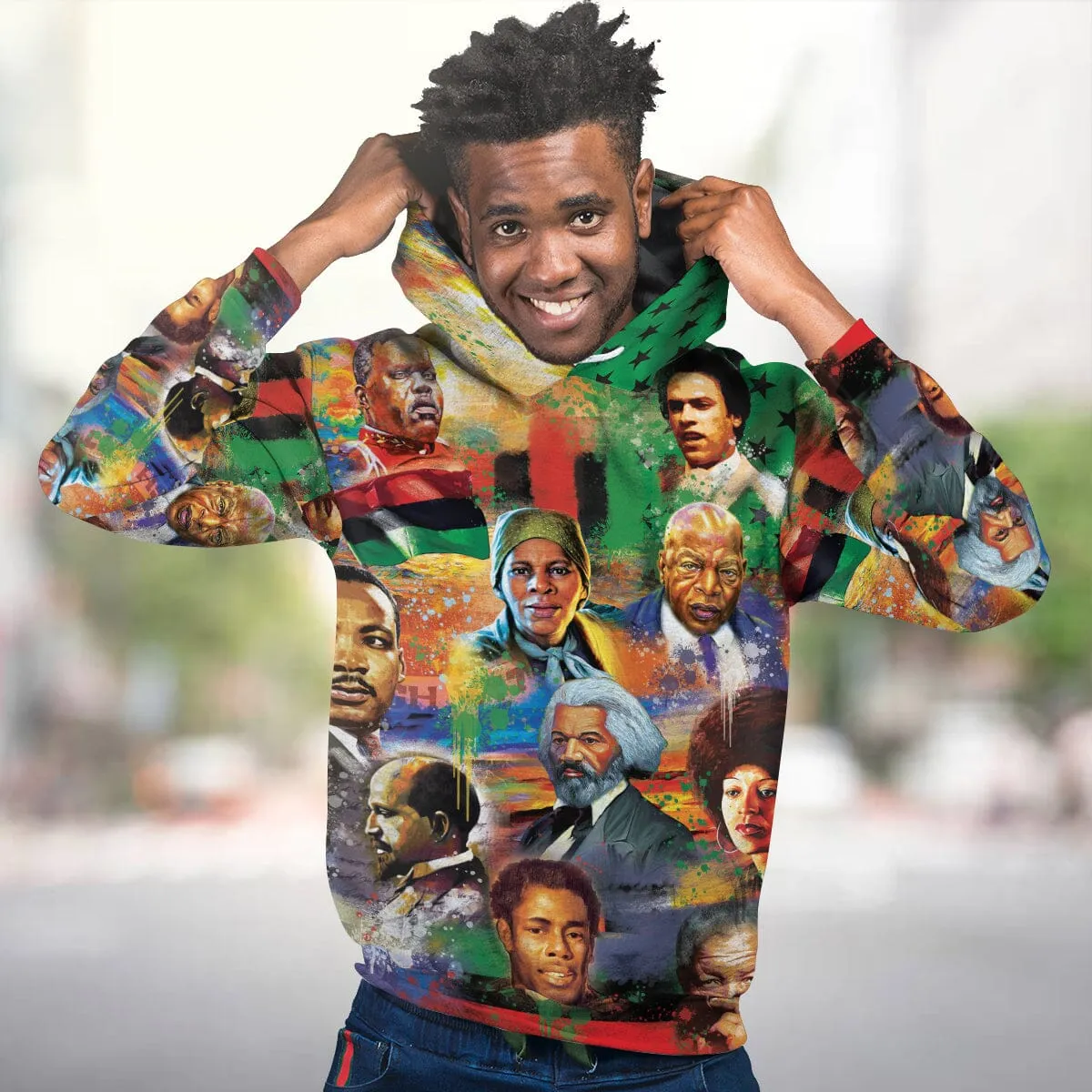 Civil Rights Moments All-over Hoodie