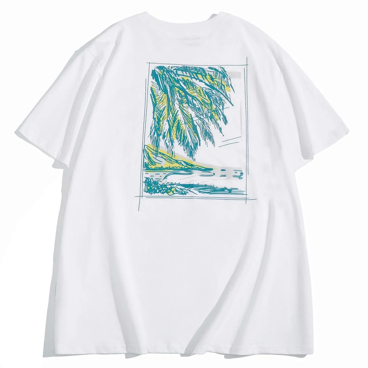 Coconut Tree Painting T-Shirt