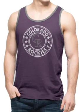 Colorado Rockies 47 Brand Grape All Pro Soft Cotton Tank Top T-Shirt