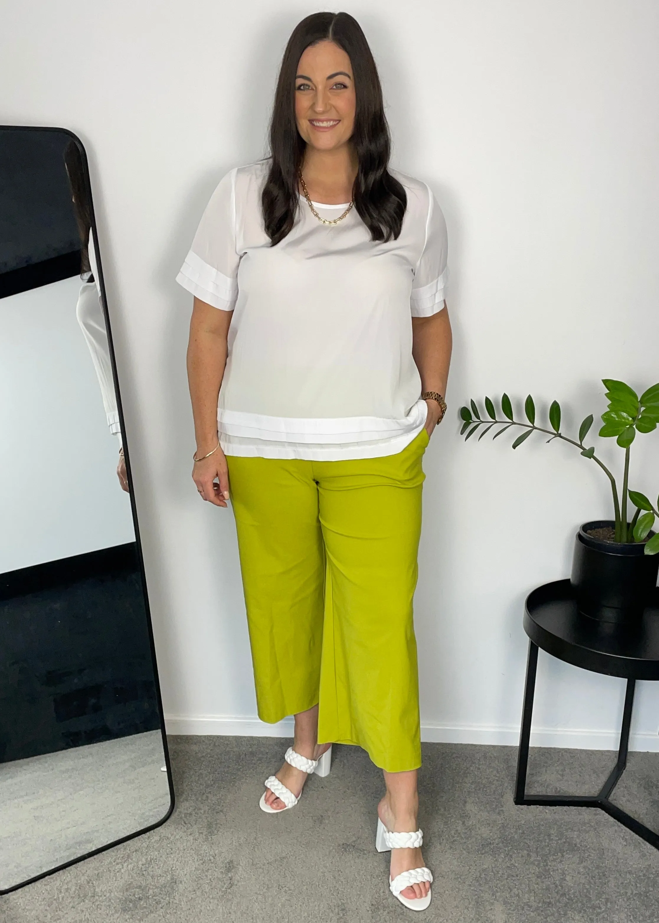 Concert bengaline culottes in Citrus