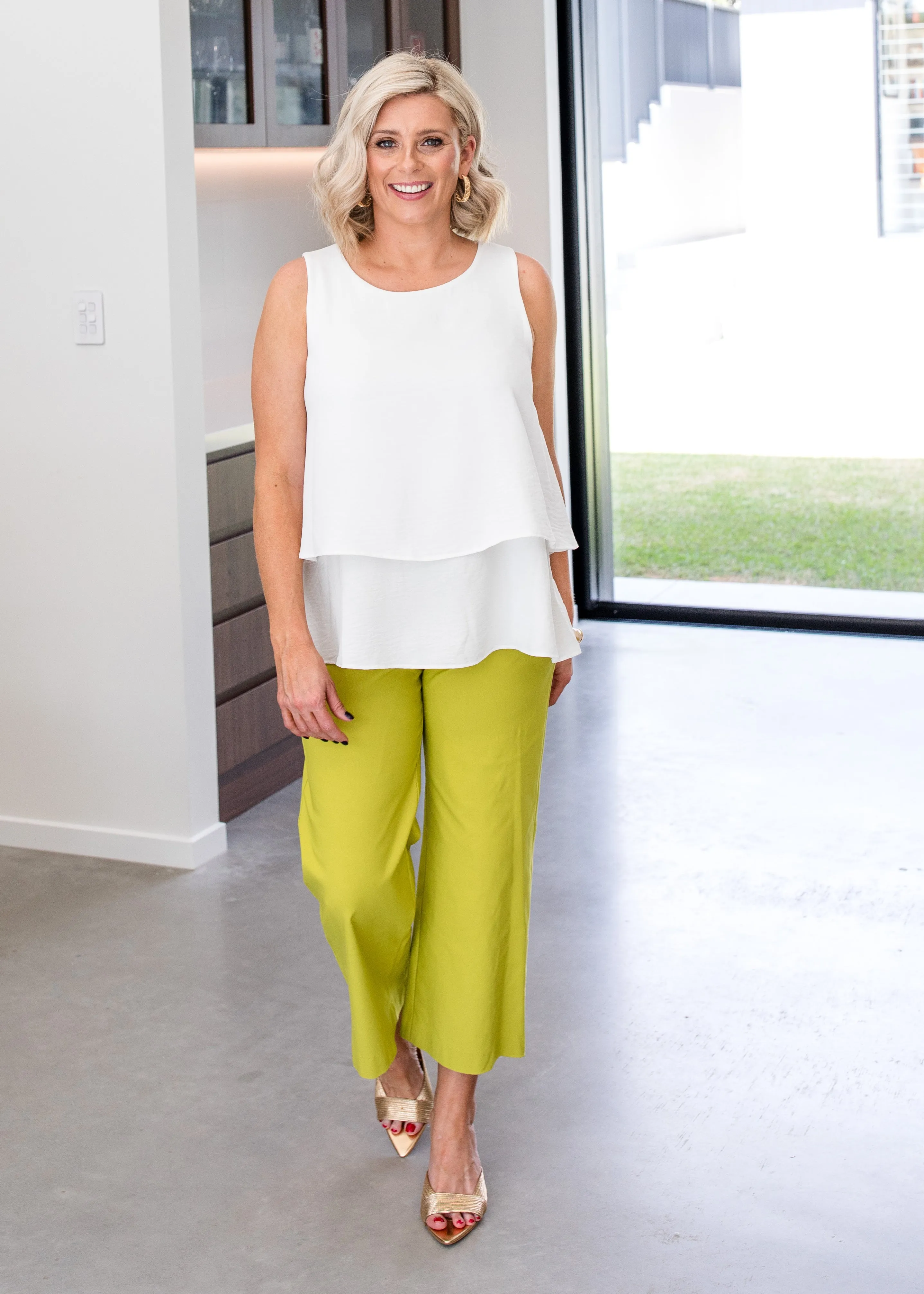 Concert bengaline culottes in Citrus