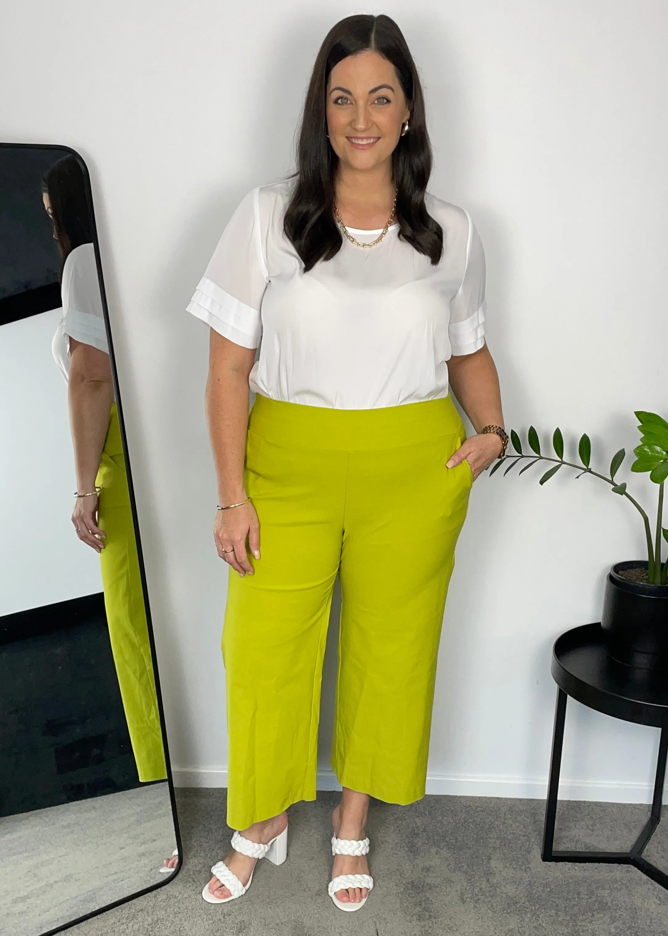 Concert bengaline culottes in Citrus