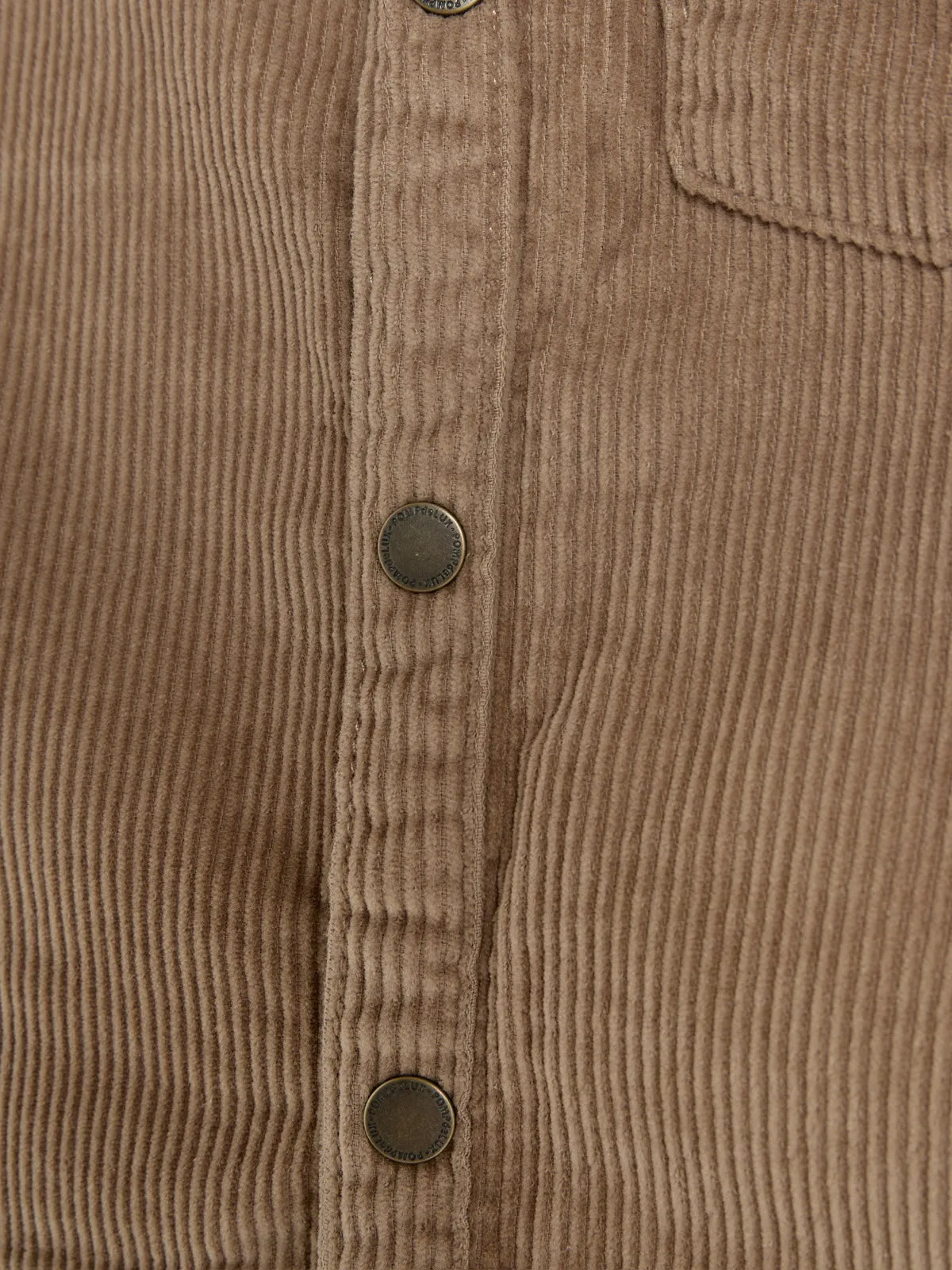 Corduroy Overshirt - Kids - Dark Beige