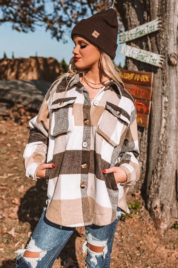 Cozy Essence Plaid Jacket