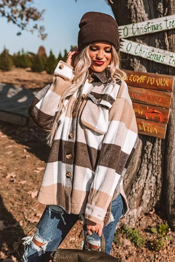 Cozy Essence Plaid Jacket