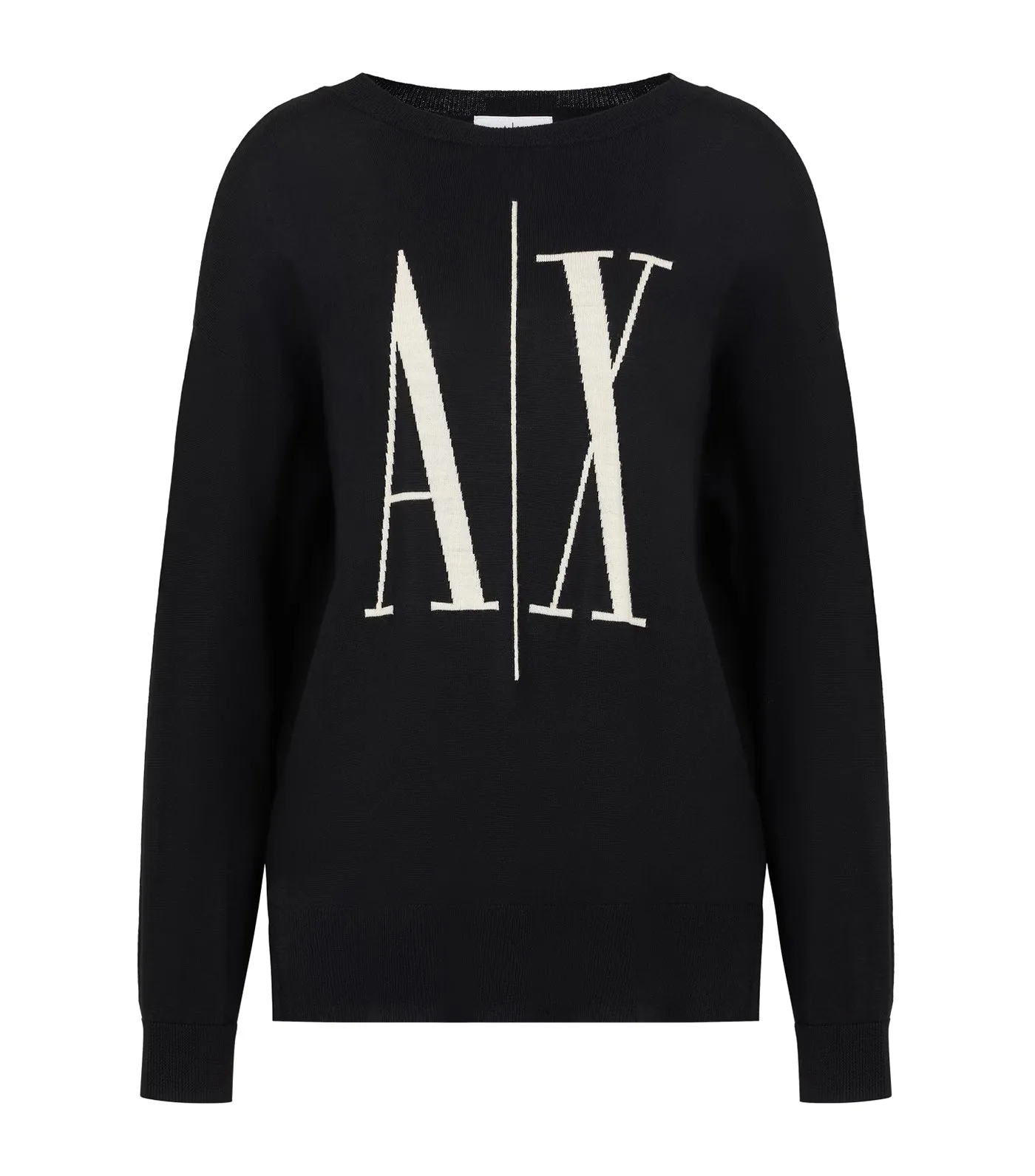 Crewneck Sweater With Maxi Logo