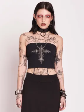 Crucifix Tube Top