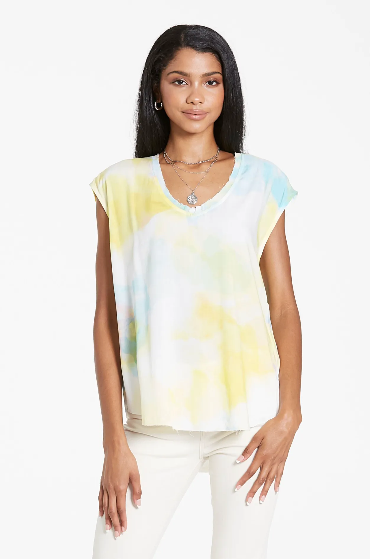 Dear John Yanis Watercolor Top