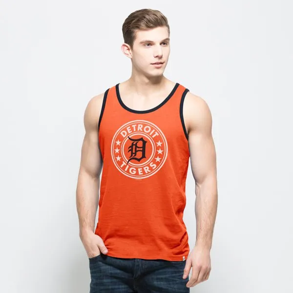 Detroit Tigers 47 Brand Orange All Pro Sleeveless Cotton Tank Top T-Shirt