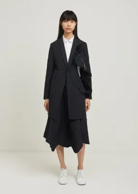 Double Cloth Twill Blazer Coat