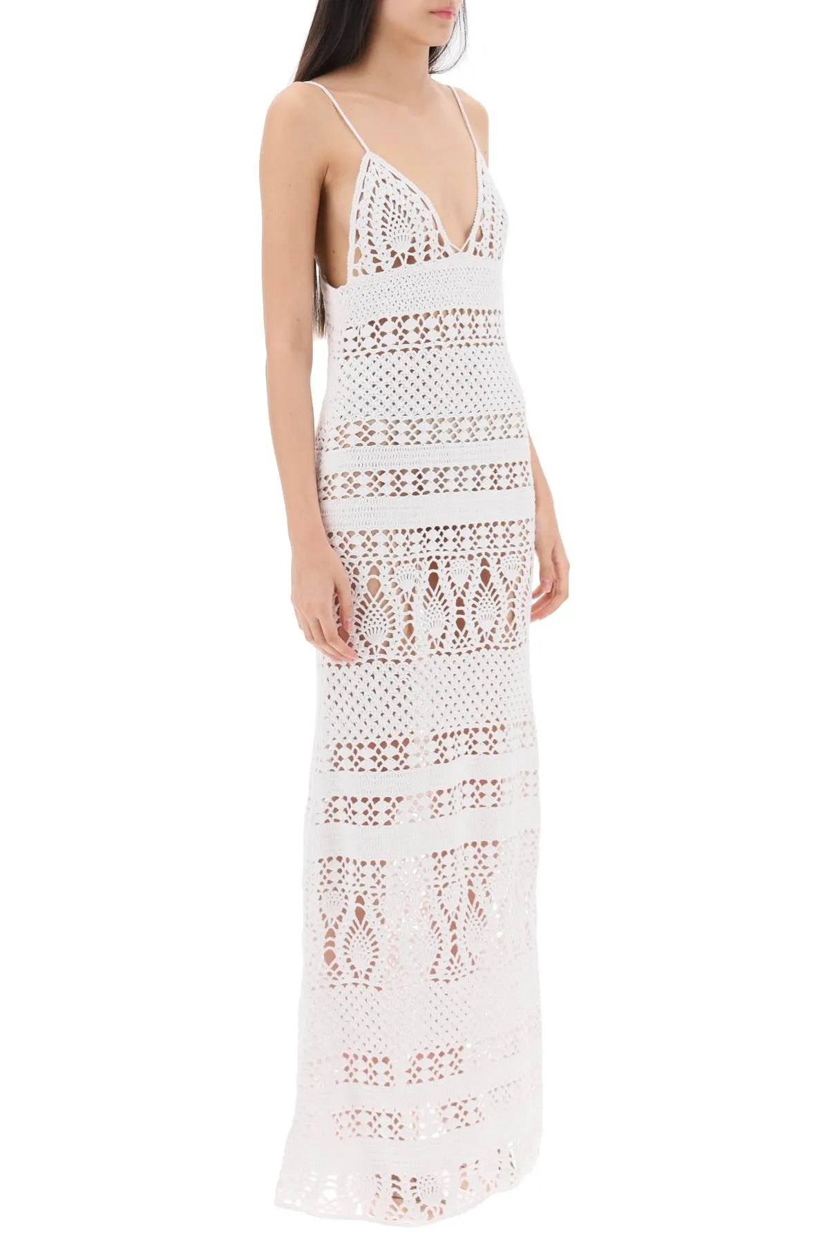 Dsquared2 crochet maxi dress