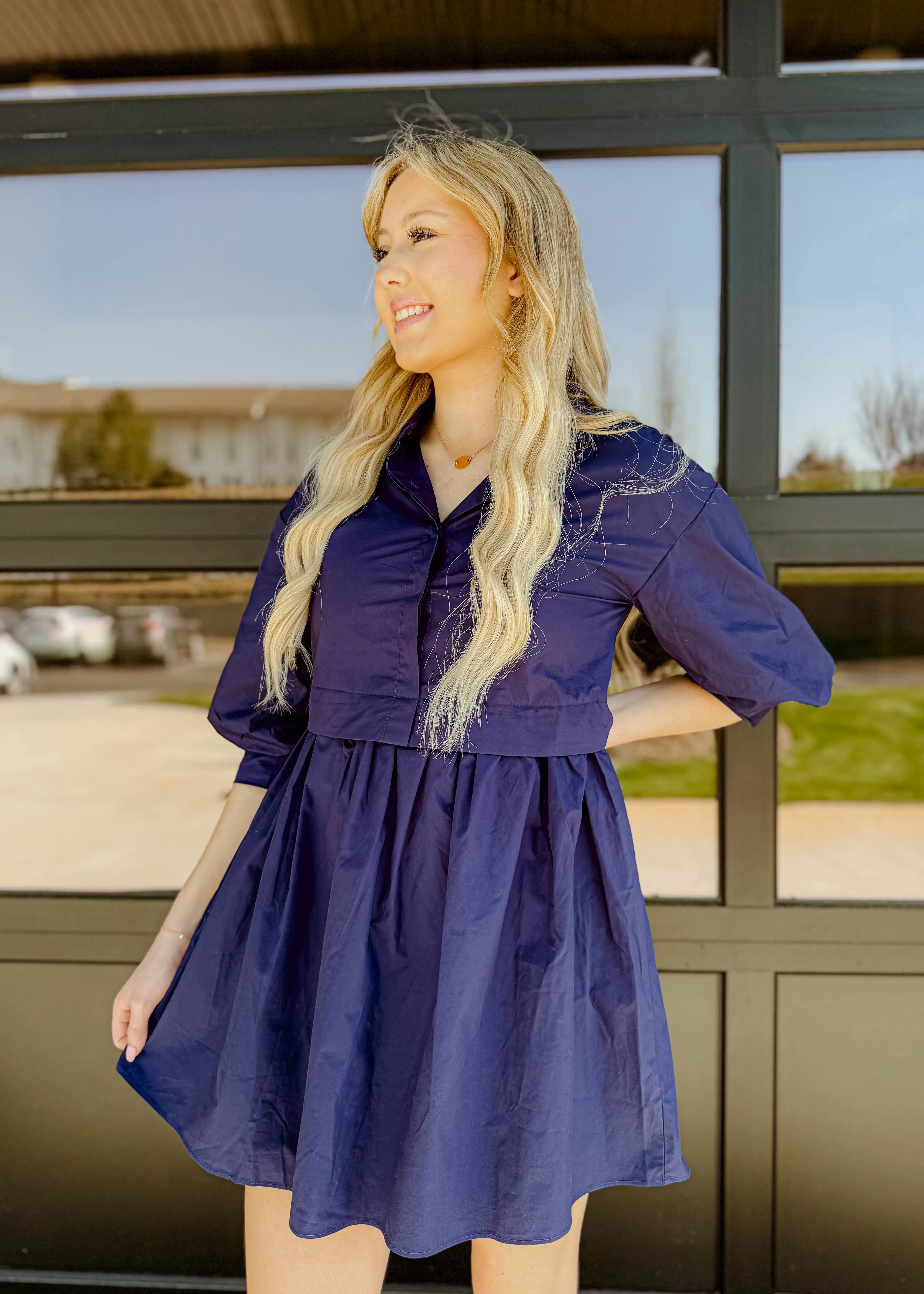 Eloise Puff-fection Shirt Dress