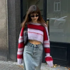 Fashionkova Doris Loose Crop Sweater