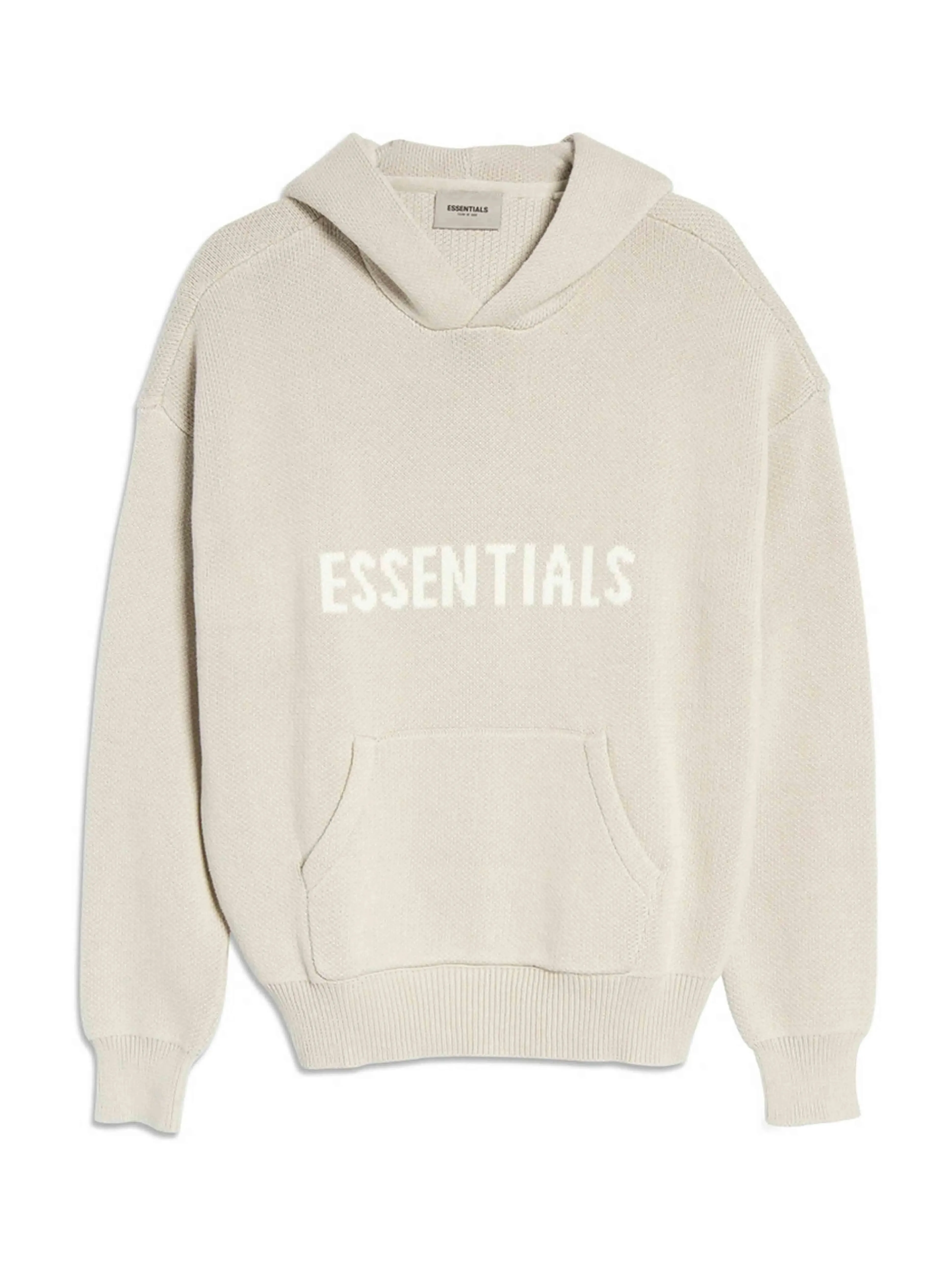 Fear Of God Essentials Knit Pullover Hoodie Oat [SS21]