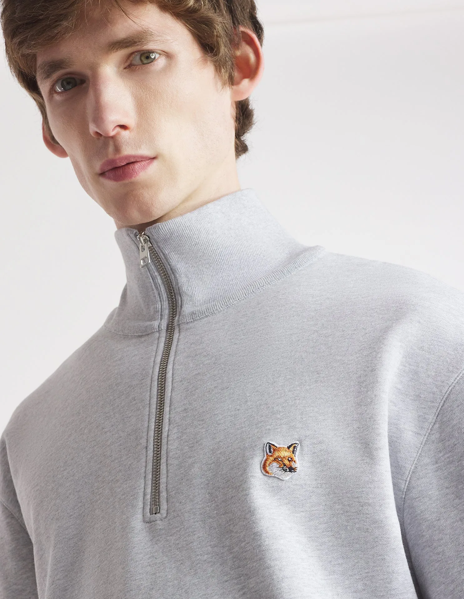 Fox Head Patch Comfort Half Zip Sweatshirt