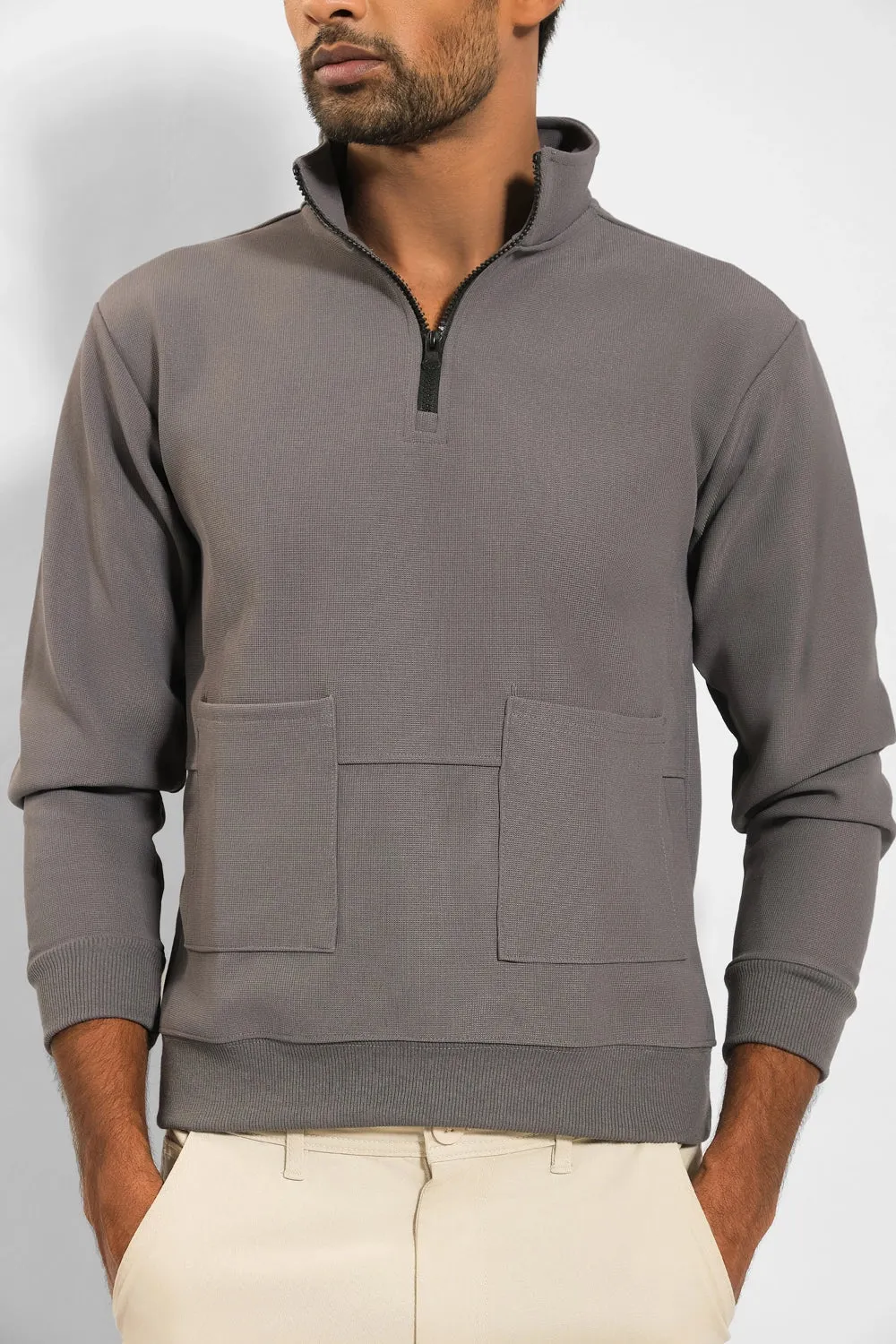 Half Zip Sweatshirt