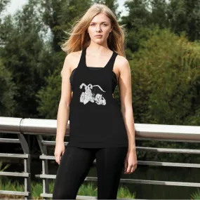 Happy Holiday's Women's Loose Racerback Tank Top