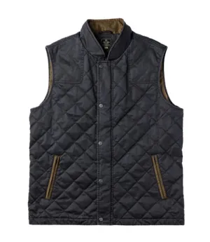 HEYBO Warner Quilted Vest in Black