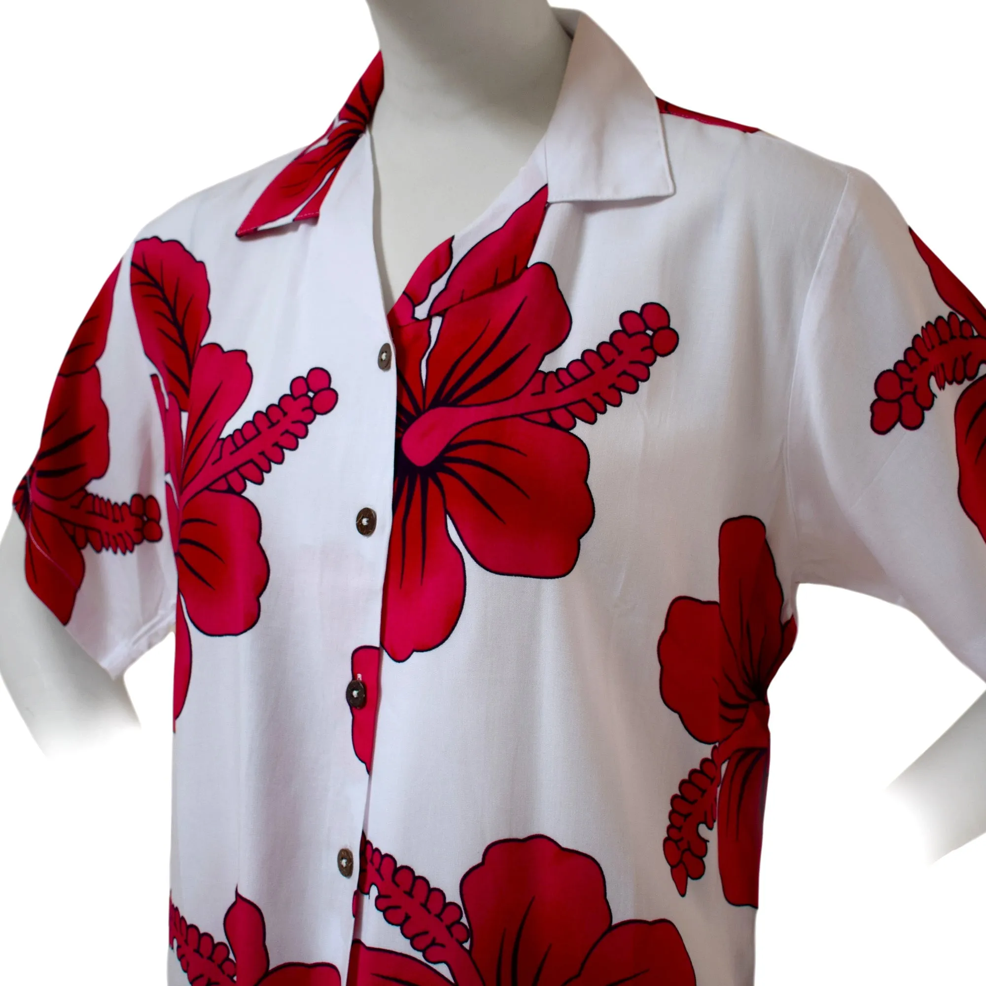 Hibiscus Women's Aloha Shirt