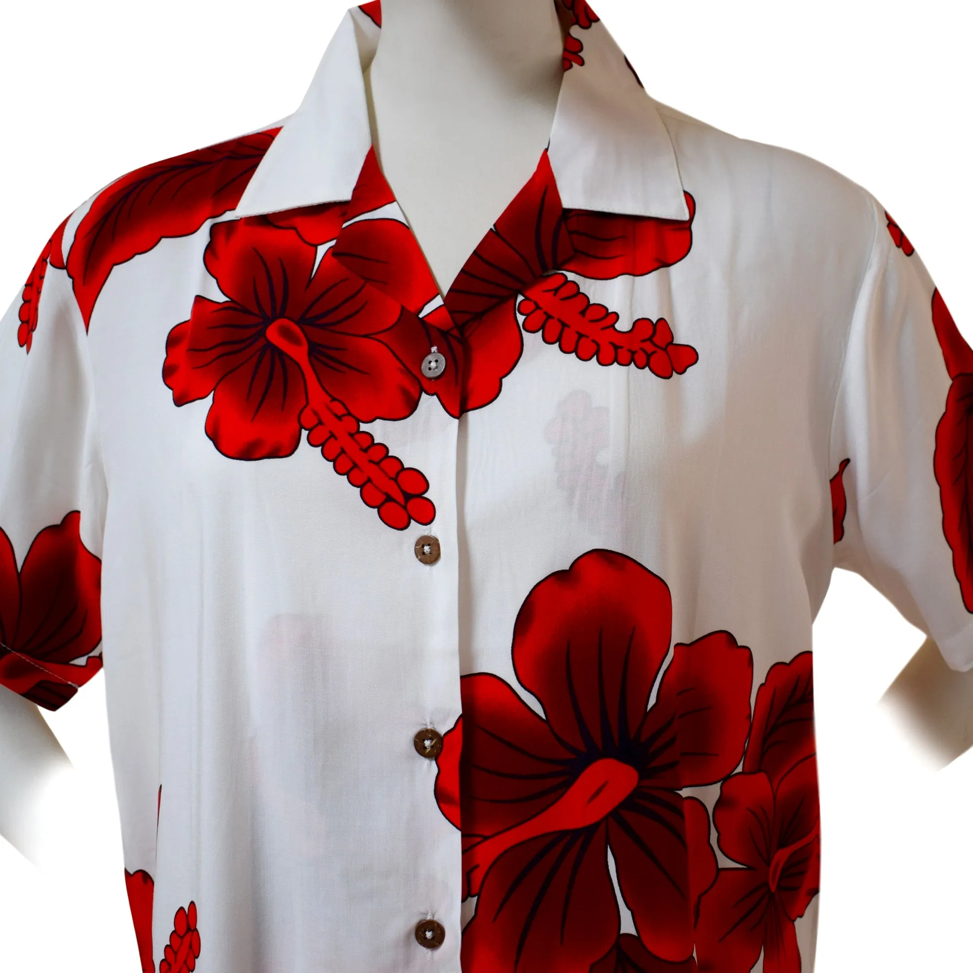 Hibiscus Women's Aloha Shirt