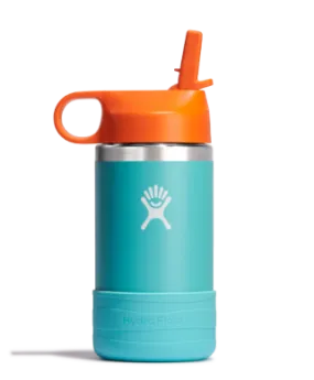 Hydro Flask 12 oz Kids Wide Mouth w/ Straw Cap (W12CSWBB363) (W12CSWBB513) (W12CSWBB334)(W12CSWBB612)