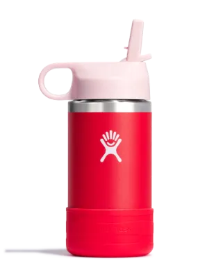 Hydro Flask 12 oz Kids Wide Mouth w/ Straw Cap (W12CSWBB363) (W12CSWBB513) (W12CSWBB334)(W12CSWBB612)