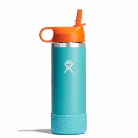 Hydro Flask 18 oz Kids Wide Mouth Straw Cap and Boot (W18CSWBB513) (W18CSWBB363)