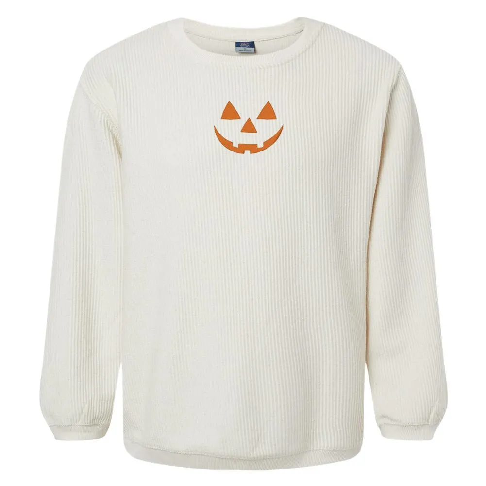 Jack-O'-Lantern Corded Crewneck