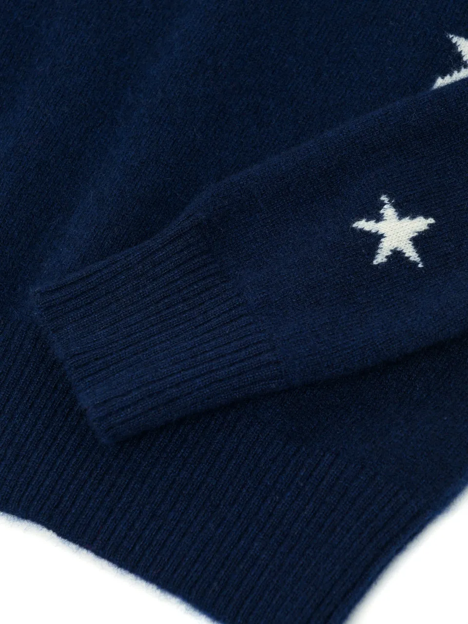 Kids Star Jacquard Sweater_Navy