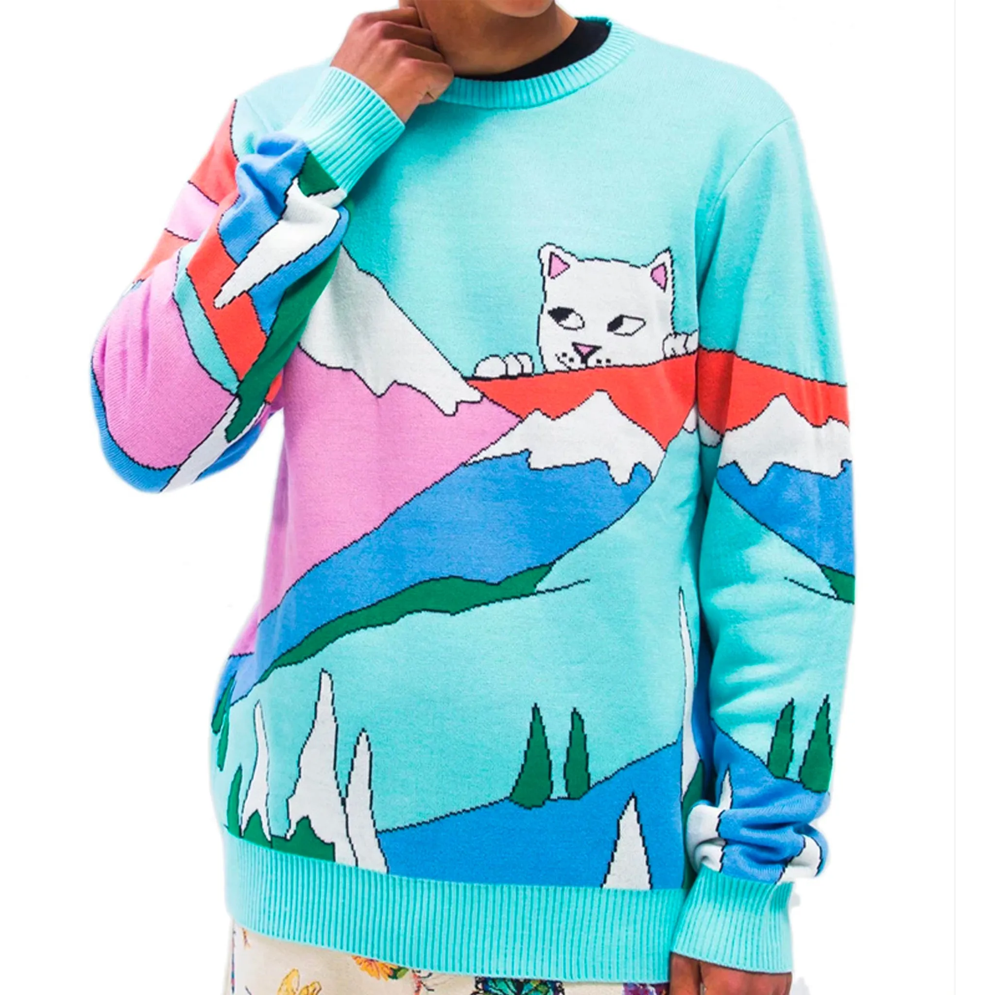 Kiss My Sky Sweater (Mint)