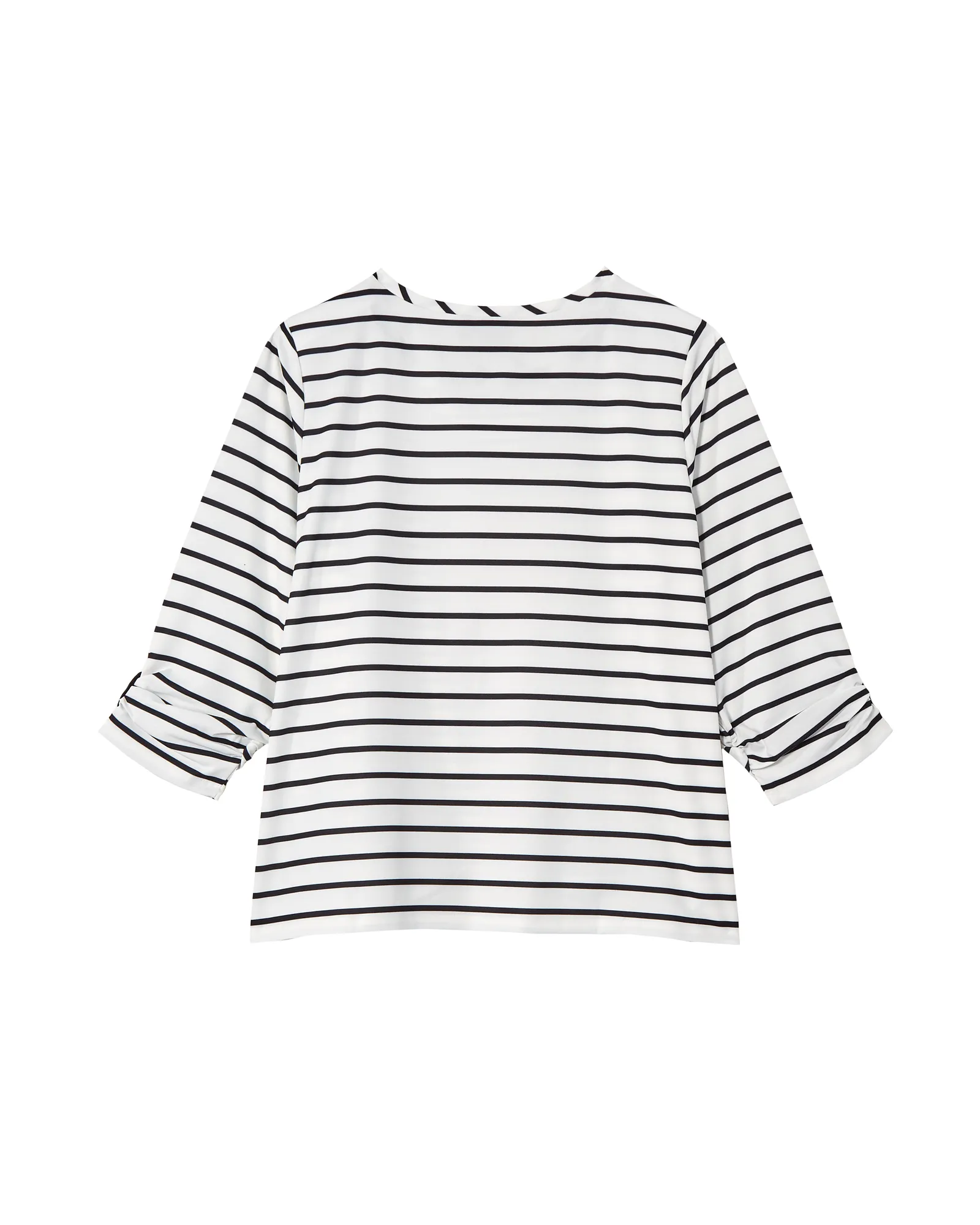 Koma Striped Top | White / Black